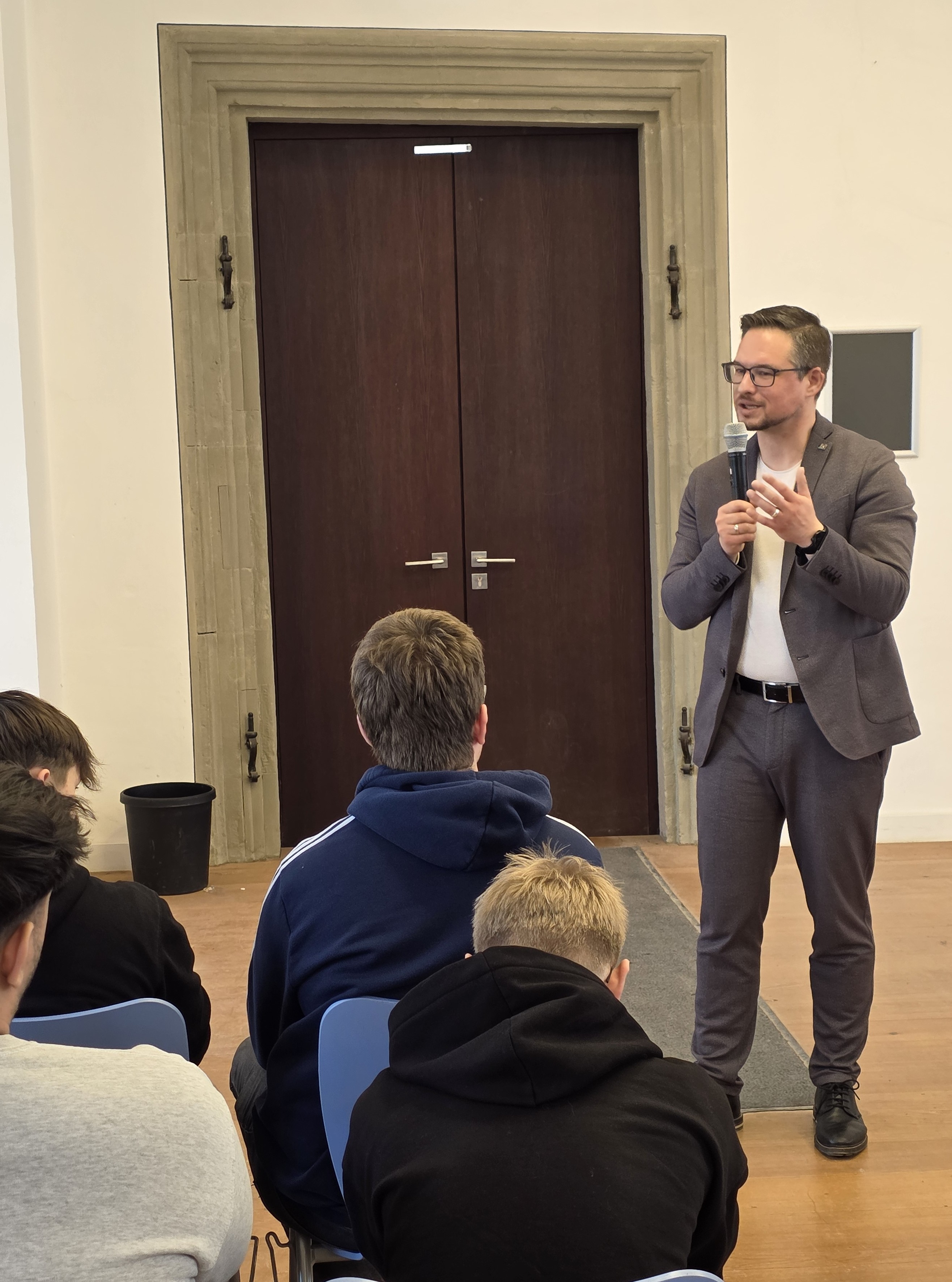 Werner Stieglitz am Tag der Freien Schulen 2025 auf Schloss Schwarzenberg